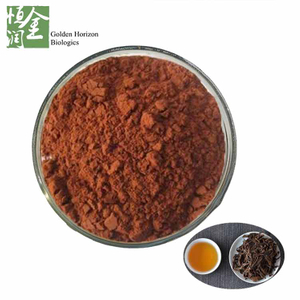 100% Natural Red Leaves Powder Theaflavin Bulk Organic Black Tea Extract