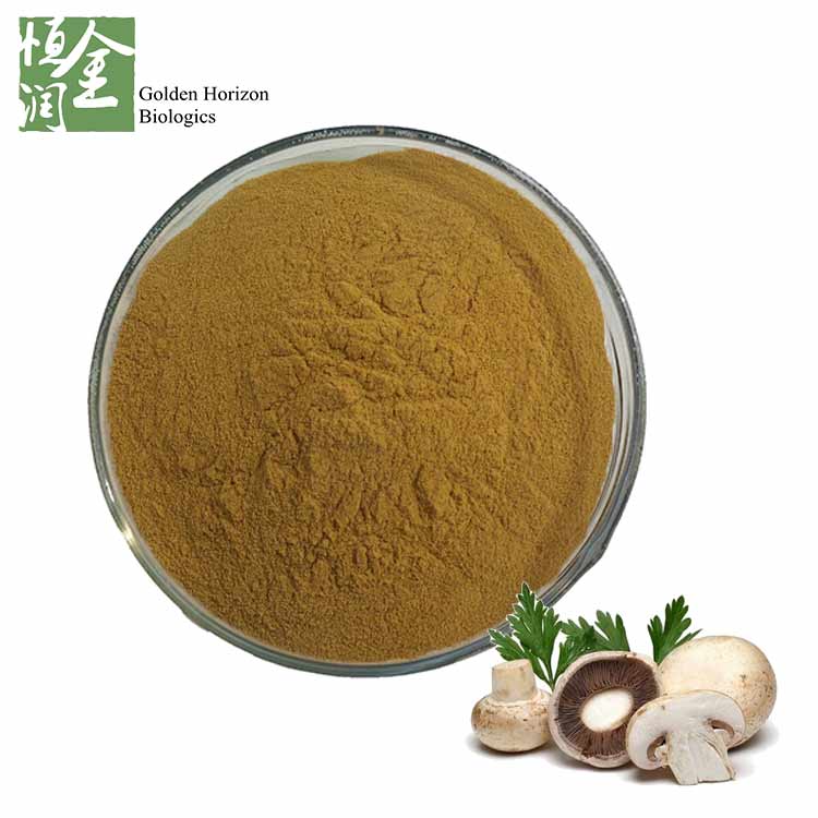 100% Natural Agaricus Bisporus Extract Powder White Button Mushroom Powder 50% Polysaccharides